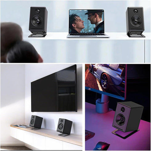 Generic Desktop Sound Stand Base Carbon Steel Material Shock Absorption and Improved Sound Quality Speaker Bracket