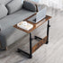 31.49 15.74 27.16-37.79 Mobile Side Table, Mobile Laptop Desk Cart, Adjustable Over Bed Table with Wheels for Sofa