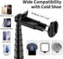 KOLOOBO 67'' 360 Automatic Phone Tripod, Auto-Open Selfie Stick for iPhone with Remote, Rotatable Extendable Phone