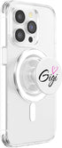 Glorious Grandma Names Gigi with Pink Heart Fun Aunt Grandma Mom Gift PopSockets PopGrip for MagSafe