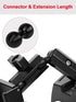 2PCS Aluminum Double Ball Head Mount, 20mm to 20mm Extension, Compatible with Multiple 20mm Double Ball Mounting Arms