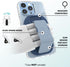 CLCKR Phone Holder & Grip for MagSafe, Adjustable Magnetic Stand & Finger Holder, Designed for iPhone 15, 15 Pro, 15 Pro Max, 15 Plus, iPhone 14, iPhone 13, 12 Models – Blue