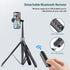 ATUMTEK 65" Selfie Stick Tripod, All in One Extendable Phone Tripod Stand with Bluetooth Remote, 360° Rotation for