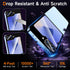 YWXTW EZ Alignment for Samsung Galaxy Z Flip 6 Screen Protector, 2 PCS Front Tempered Glass + 2 Set Camera Lens