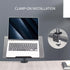 VIVO Single Laptop Notebook Desk Mount Stand - Fully Adjustable for Up to 17 inch Laptops, Black