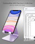 CreaDream Aluminum Desktop Cell Phone Stand, Cradle, Holder Compatible with Switch, All Smartphones, iPhone 11 Pro, Xs