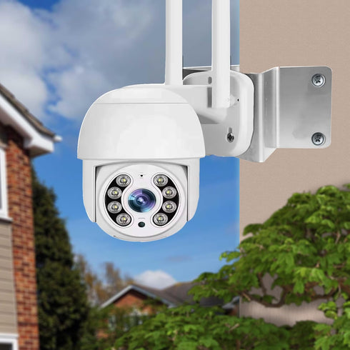 WiTi Stainless Steel Exterior Wall Corner Mount for PTZ Camera, Solid Holder Bracket for CCTV