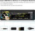 DOVOX MP3 2.1A Bluetooth Car Stereo Marine Radio: Single Din LCD Display Audio System - Indash Multimedia Player