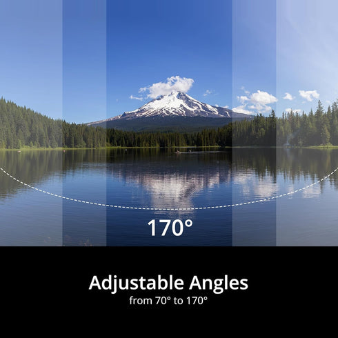 Dragon Touch 4K Action Camera, 20MP, 100FT Waterproof with Remote, 170° Wide Angle, 2 Batteries