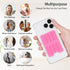 Nogeqi 2 Pcs Self Adhesive Phone Case Sticky Grip Multi-Purpose Silicone phone pocket Sticky Thing for Back Of phone