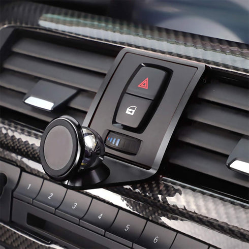 LLKUANG Car Mobile Phone Mount - Compatible with BMW 3 4 Series, 360-Degree Rotary Cell Phone Holder