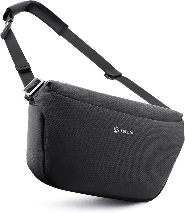 Tullio Camera Bag Sling, Crossbody Expandable Photography Bag for DSLR SLR Mirrorless Cameras, Waterproof Camera Case