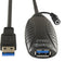 Plugable 10 Meter (32 Foot) USB 3.0 Active Extension Cable with AC Power Adapter and Driverless Technology