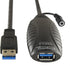 Plugable 10 Meter (32 Foot) USB 3.0 Active Extension Cable with AC Power Adapter and Driverless Technology