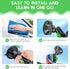 psycat 360 Chubby Grip Magnetic Dash Mount Suction Cup Phone Mount for iPhone Samsung All Smartphone Rotation Magnetic