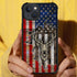 ZHEGAILIAN iPhone 14 Case - Deer Flag Red Camo, Soft TPU Bumper, Drop Protection, 6.1-inch, Cool Pattern for Men & Boys.