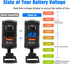 USB Rocker Switch Outlet, Linkstyle QC 3.0 USB-A Port with Blue LED Display, Waterproof 12V 24V Rocker Switch