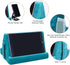 Tablet Stand Multi-Angle Tablet Pad Stand Lazy Holder Stand Soft Pad Stand Tablet Cushion Stand with Net Pocket & Phone Stands for Lap, Knee, Sofa and Bed Universal Phone Pad Stands(Light Blue)