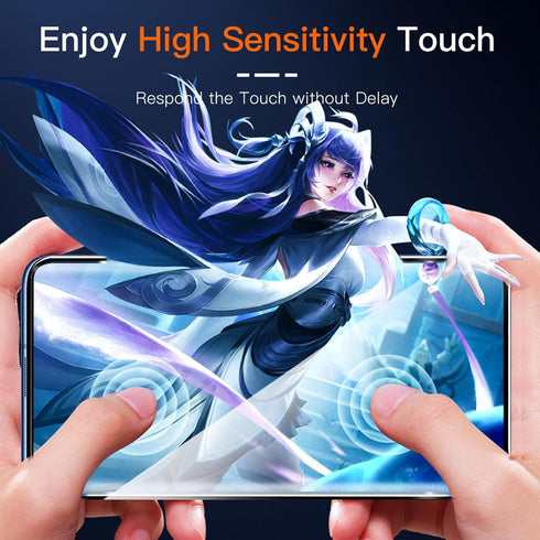 Samsung Galaxy A35 Screen Protector & Camera Lens Protector 2+2 Pack, HD, Ultrasonic Fingerprint Support, Eye