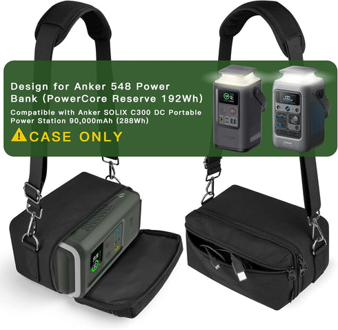 Travel Case for Anker 548 Power Bank (PowerCore Reserve 192Wh), Portable Outdoor Generator Storage Bag