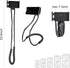 011 Neck Cell Desk Bed, Bike and Motorcycle Mount - Lazy Bracket Mobile Phone Stand Holder (Black)