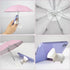 Phone Umbrella for Sun Shade, Suction Cup Stand, Outdoor Anti-Glare Cell Phone Holder, Car Navigation Umbrella (Pink)