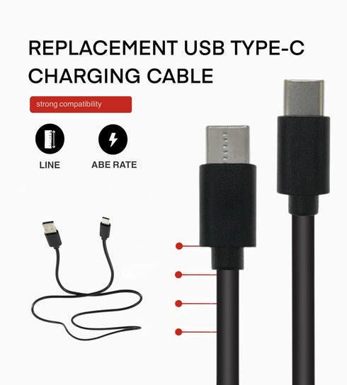 DUSTEWQ 4K, (6 Replacement USB-Type C Charging Cable Data Transfer Cable Compatible with Logitech BRIO BRIO Ultra HD