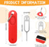 TOODOO 4 Sim Card Removal Tool Phone Chip Remover Unlock Chip Sim Card Tray Eject Pin Tool Needle Opener Ejector