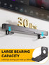 MUAKIOY (2 Sets) 3.4" 5.8" Soundbar Mount, Speaker Wall Mount Brackets Under TV, Heavy Duty Sound Bar Shelf Mounting