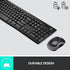 Logitech MK270 Wireless Keyboard and Mouse Combo, 2.4 GHz Wireless for Windows, Compact Mouse, Black