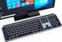 Silicone Keyboard Cover Skin for Logitech MX Keys/Craft Advanced Wireless Keyboard, Ultra Thin Protector Skin - Black