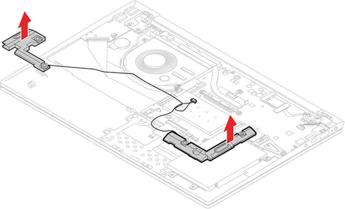 Deal4GO Internal Speaker 5SB0S31881 PK23000YV00 Replacement for Lenovo Ideapad S340-15 S340-15IWL S340-15IML S340-15IIL
