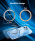 3Pcs Mag Safe Metal Ring Sticker, Mag-Safe Case Converter Adapter Ring for Magsafe Magnetic Wireless Charging Phone Car