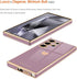 Teageo Lavender Case for Samsung Galaxy S24 Ultra 5G - Cute Love-Heart, Soft Silicone, Shockproof, Full Camera