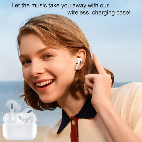 Wireless Charging Case for AirPods Pro 2nd & 1st Generation, Charger Case Replacement with Bluetooth Sync Button
