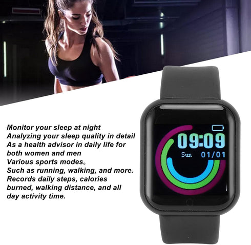 Smart Watch, 1.44" for Men Women, IP65 Waterproof, Multiple Sport Modes, Fitness, Sleep Monitor, AI Voice