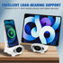 Mini Chair Wireless Fast Charger, Portable 3 in 1 Phone Holder Stand, Charging Desktop Cellphone Stand with Speaker