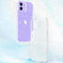 JJGoo iPhone 12/12 Pro Case, Crystal Glitter Designed, Sparkle Bling Shockproof Thin Slim Case, Clear Glitter