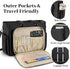 Teacher Tote Bag for Women,Multi-Pocket Laptop & Nurse Work Bag with Cup Holder,Structured Business Briefcase Computer