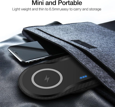 2 * 15W Dual Wireless Charger for Multiple Devices, 30W Fast Charging Pad for Apple iPhone, AirPods, Samsung, Google