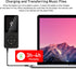 arungo MP3 64GB MP3 1.8 inch 128GB Player with Speaker Earphone Portable HiFi Lossless Sound Mini Music Player Voice