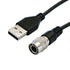 ZBLZGP USB to 4 Pin Hirose Male Power Cable for Zoom F4 F8