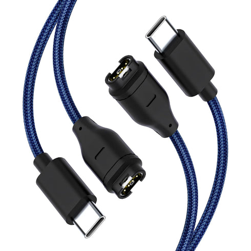 USB-C Charger Cable 2 Pack Compatible with Garmin Watch
