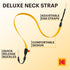 KODAK Deluxe Neck Strap Color Kit, Comfortable & Detachable Camera Straps, Compatible Smile + Instant Camera, 6 Color Pack (White, Black, Pink, Green, Blue, and Hot Pink)