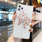 ZCDAYE Clear Case for iPhone 13, Galvanized Leaves TPU Case Protective Case for