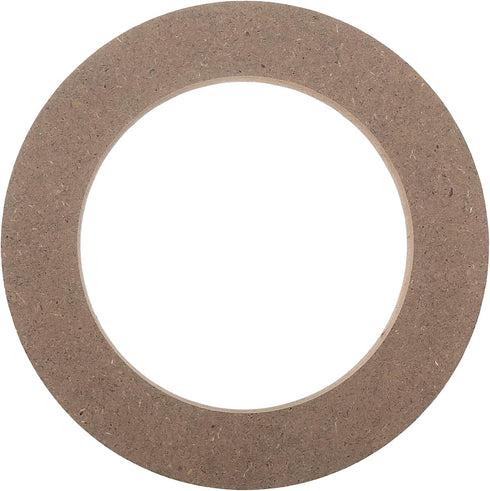 X AUTOHAUX 2 Pcs 4" Universal Wooden Car Speaker Subwoofer Mounting Spacer Rings Adapter Bracket Holder Plate