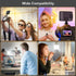 LED Camera Light Video Lights, Portable Photography Lighting with 60 LED, 2200mAh Rechargeable, 10-Level Brightness