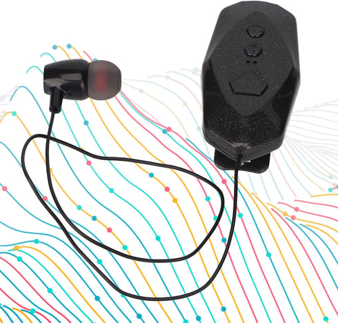 Jectse Retractable Headphones, HiFi Stereo Business Headphones with Power Display, Single Earpiece for Office