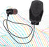 Jectse Retractable Headphones, HiFi Stereo Business Headphones with Power Display, Single Earpiece for Office