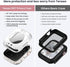 Tensea (2-in-1) Waterproof Apple Watch Screen Protector Case SE 2nd Generation, 40mm, Full Protection
